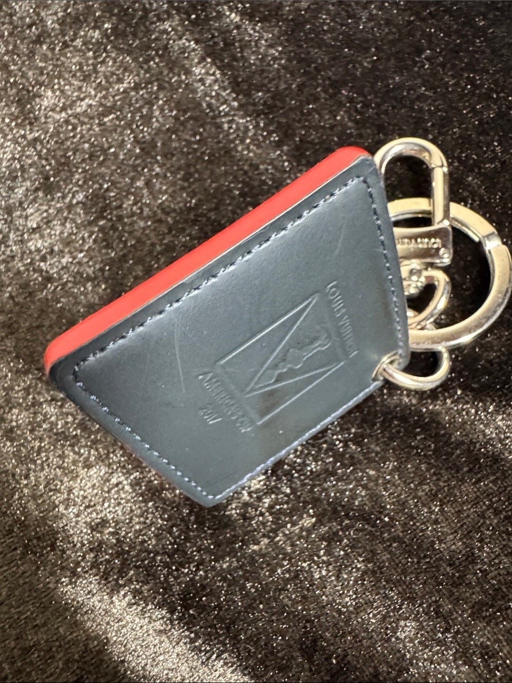 Louis Vuitton Black Leather America's Cup 2017 Key & Card Holder Keyring - Picture 4 of 9
